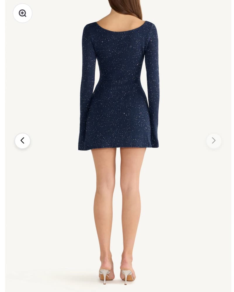  Sparkling Navy Asta Resort Dress - Image 4