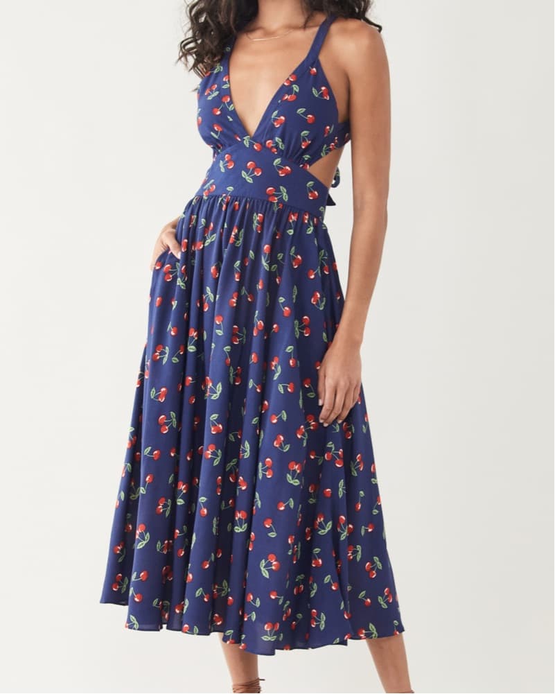 Cherry Midi Dress - Image 2