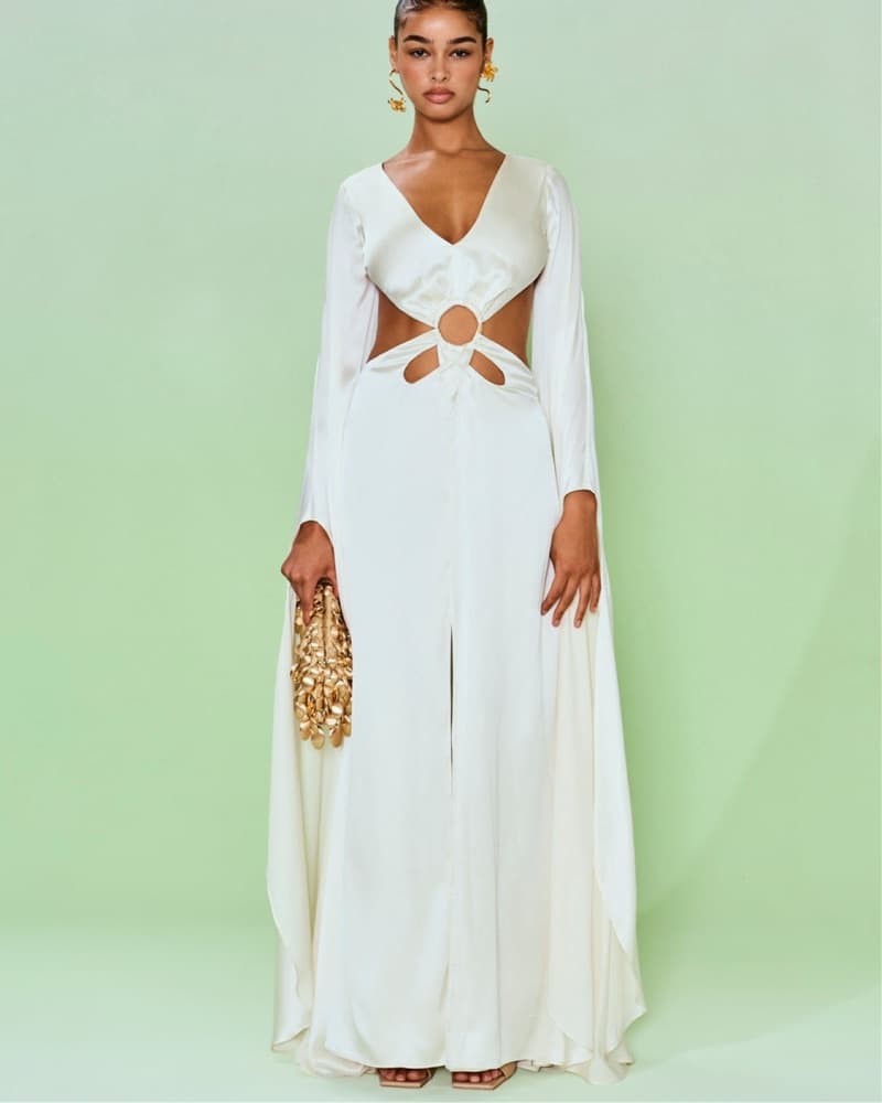 Cult Gaia Jasmin Gown Ivory - Image 1