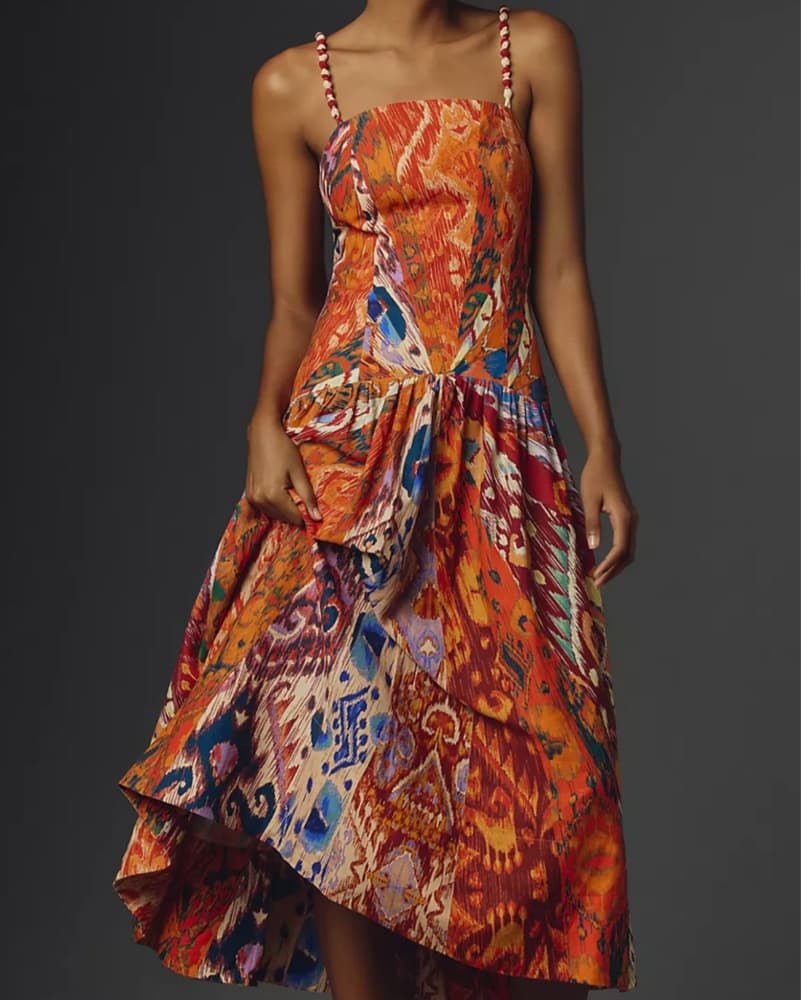 Farm Rio Anthropologie Midi Dress - Image 1