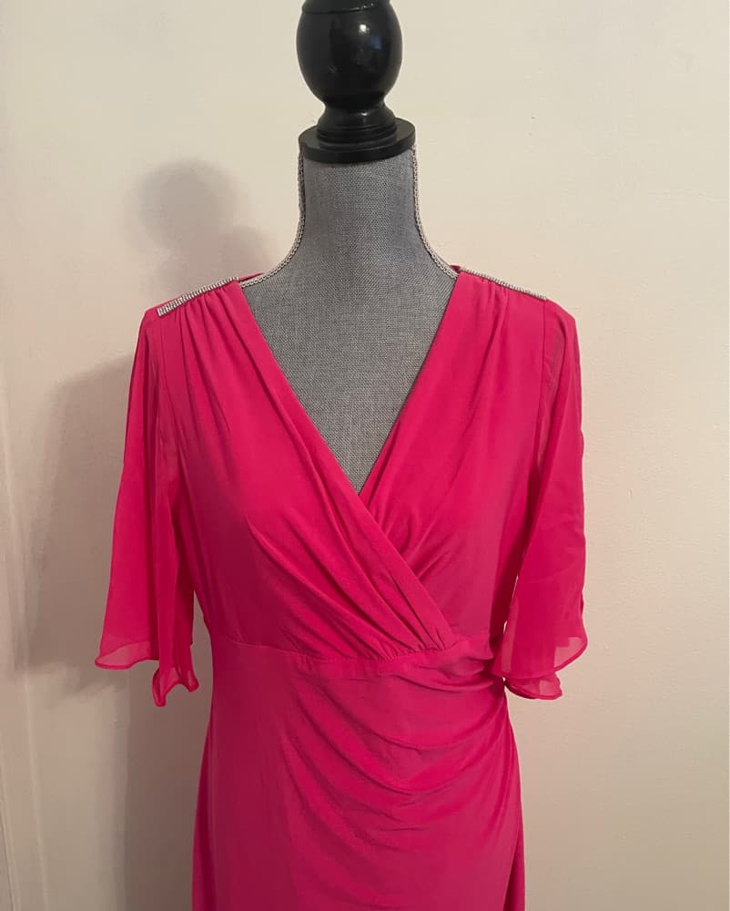 Hot Pink  Cocktail Dress - Image 1