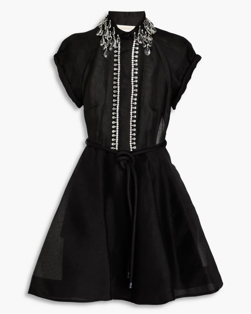 Zimmermann black flare Crystal Dress  - Image 3