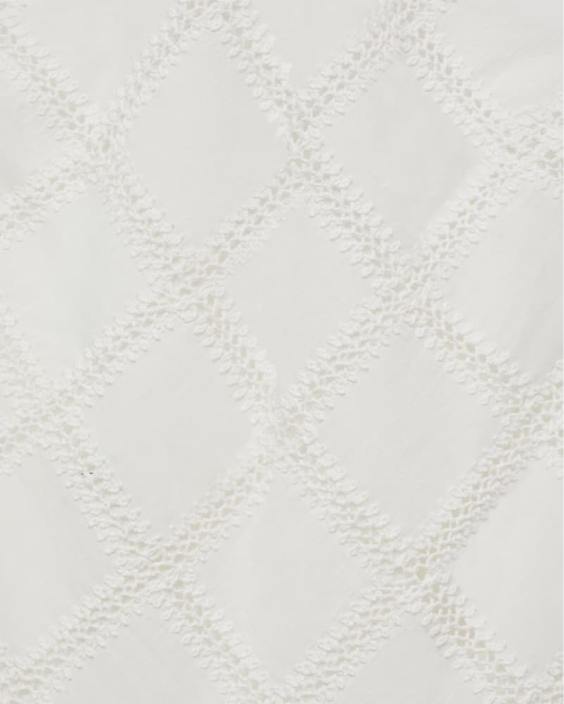 Embroidered White Halter Dress Eyelet{M} - Image 6