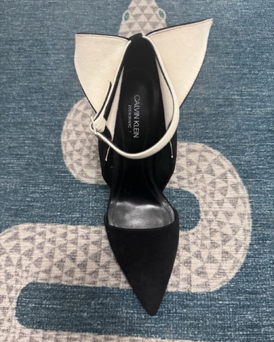  Calvin Klein 205W39NYC Suede Pumps  - Image 3