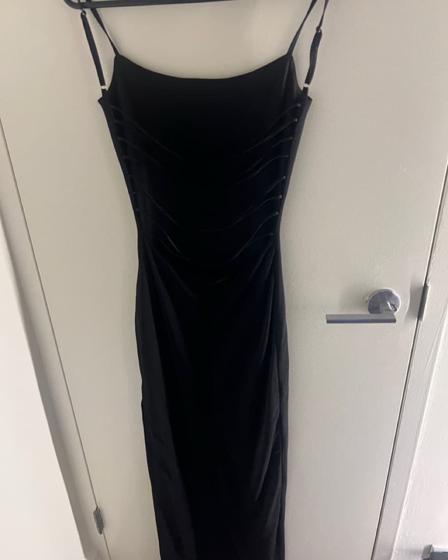 black Formal Long Dress  - Image 2