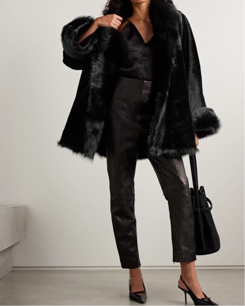 Nour Hammour Sima Shearling Coat - Image 2