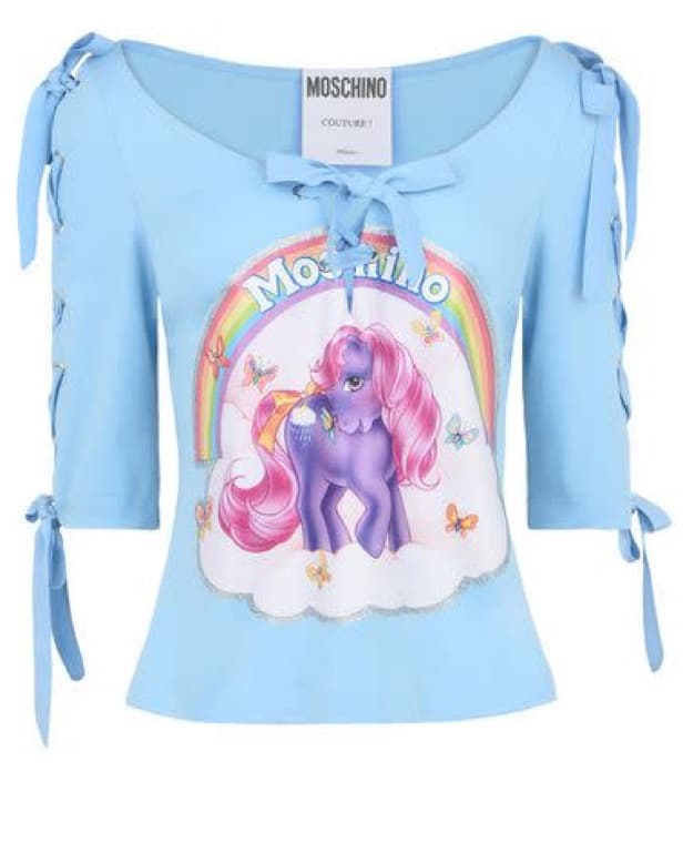 Moschino X MLP Lace-Up Top - Image 1