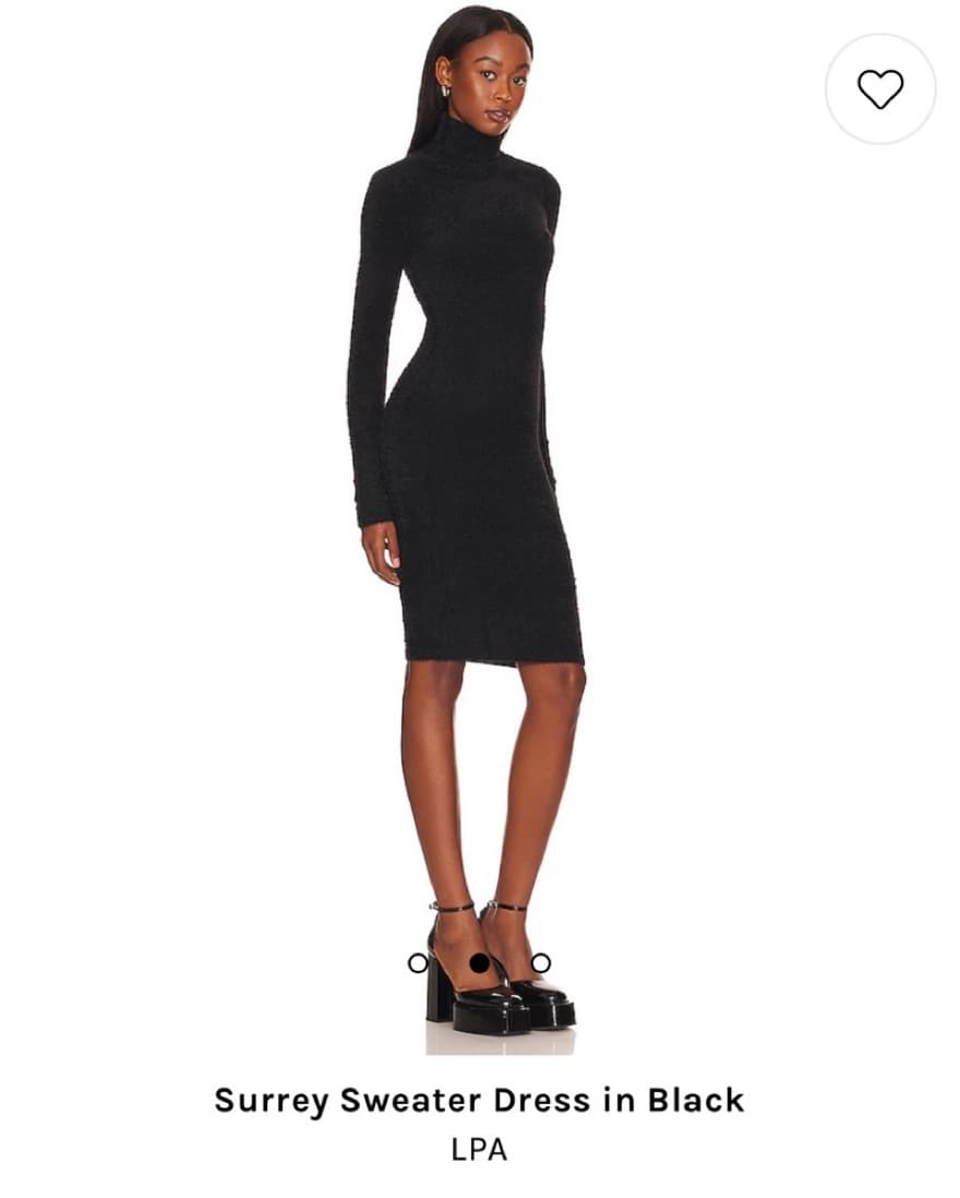 Black Revolve Sweater Dress - Image 3