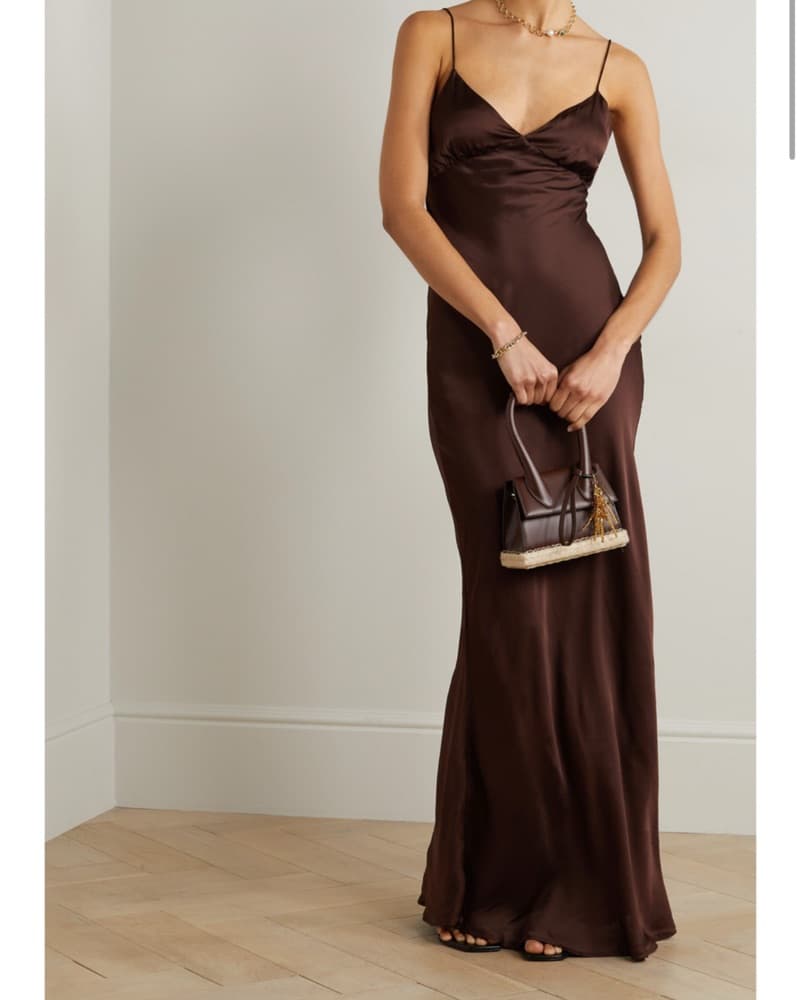 Faithfull The Brand Brown Dress - Image 1