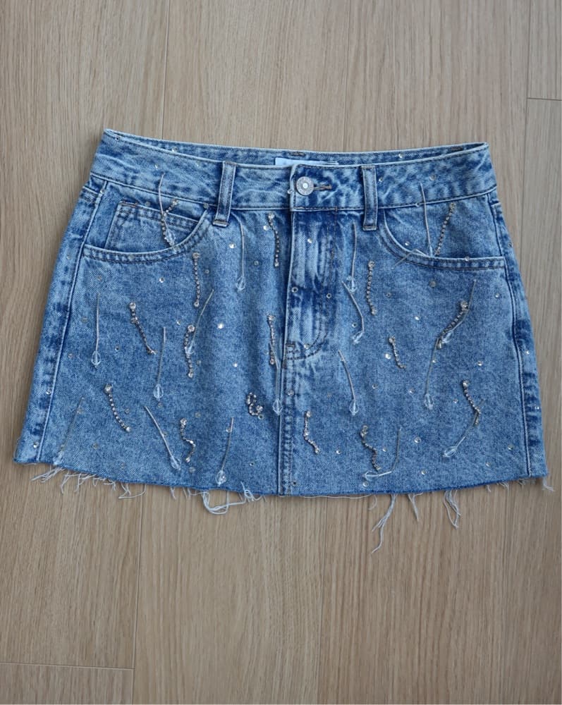 F21 Sequence Denim Skirt - Image 1