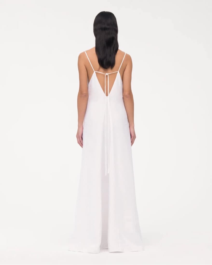 White linen maxi dress  - Image 4