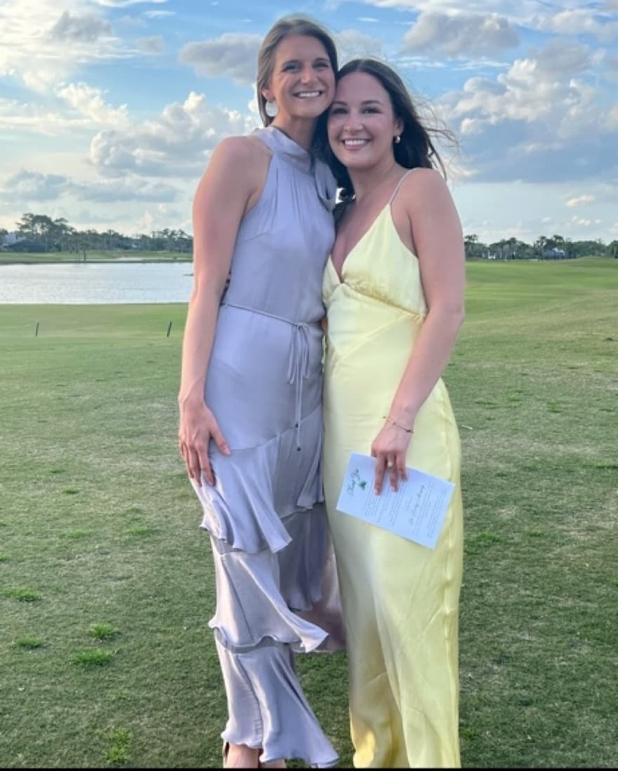 Yellow Silky Formal Dress - Image 3