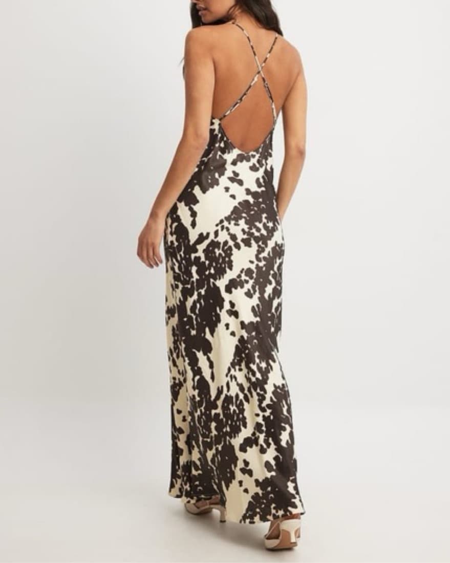 Cow Print slip Dress - Image 3