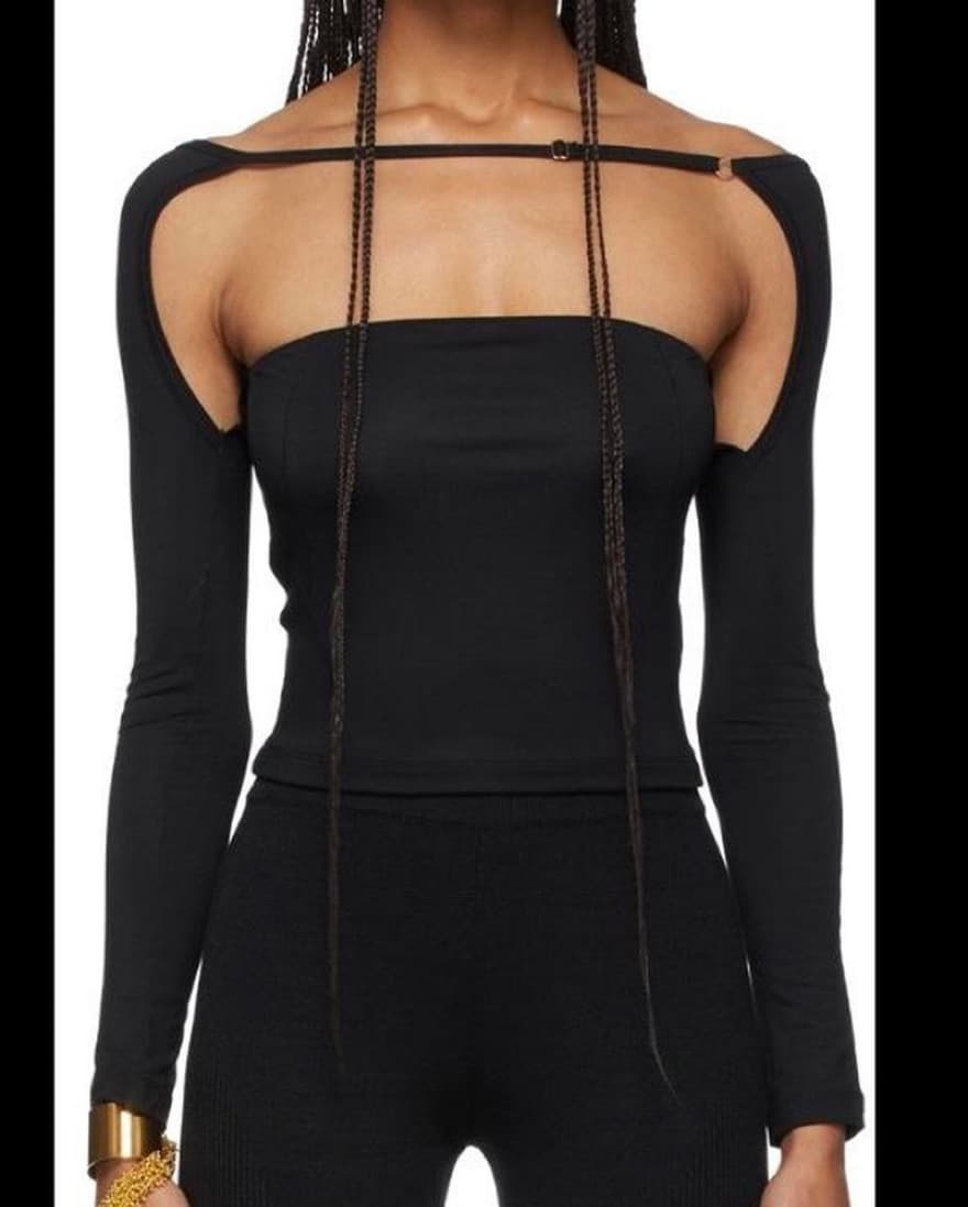 Jacquemus Lucciu Top In Black XS/S - Image 1