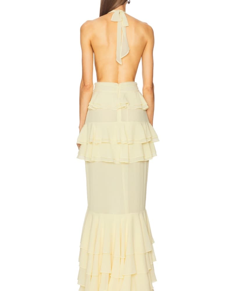 Halter Neck Revolve Gown - Image 4