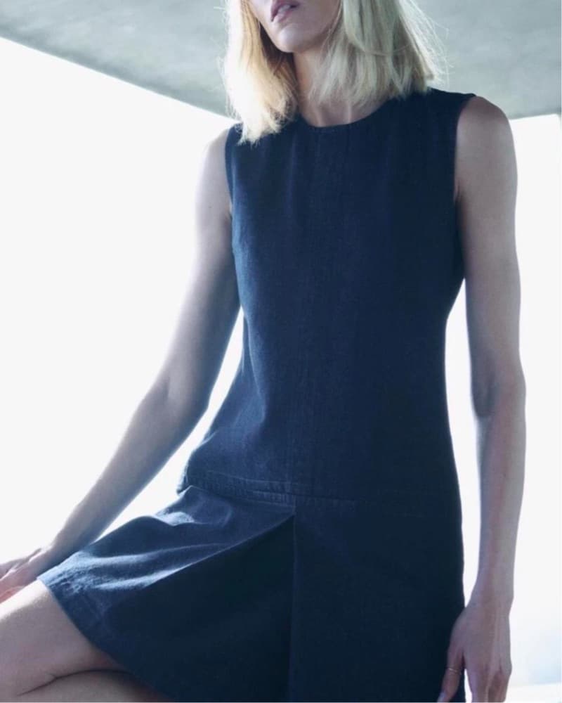 Zara Denim Dress - Image 2