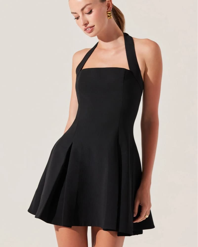 ASTR The Label Lilibeth Halter Neck Mini - Image 3