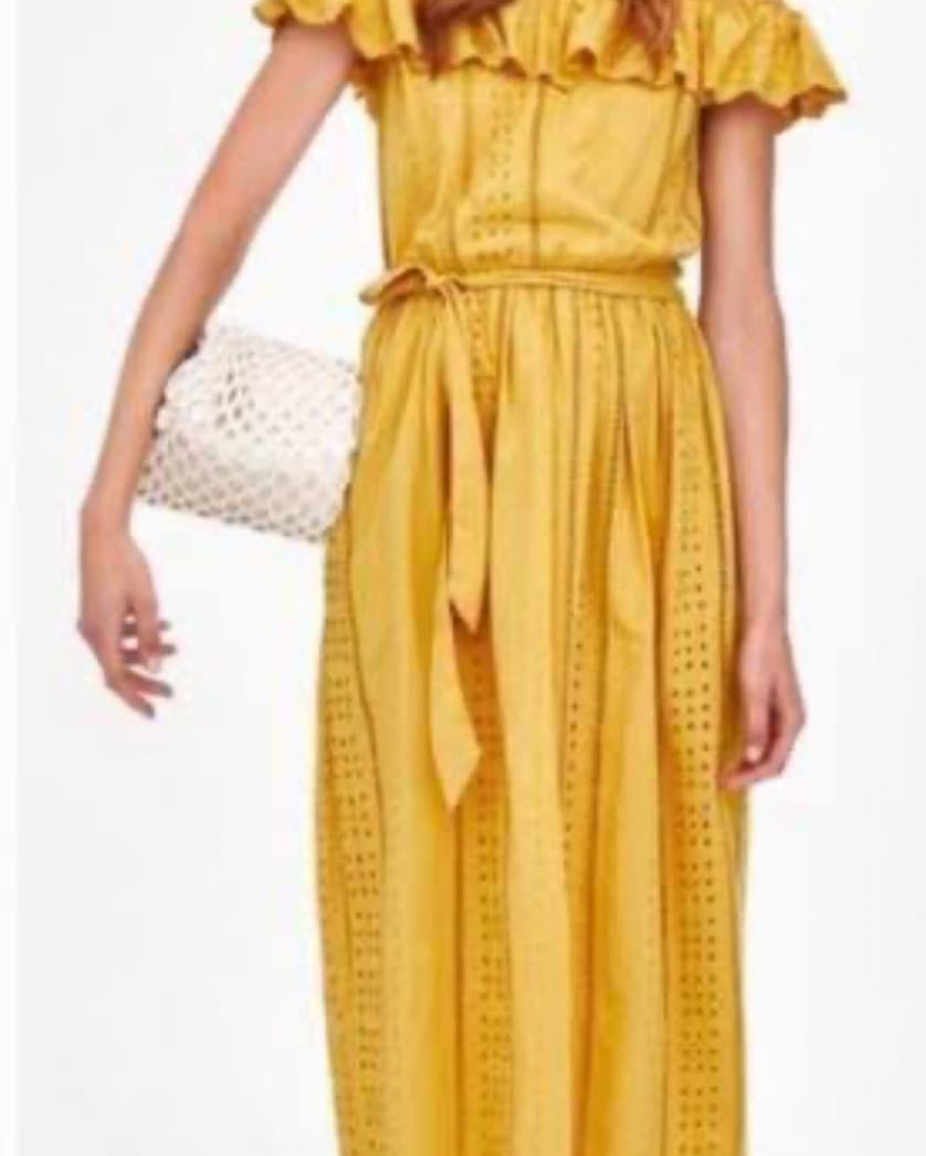 Linen Yellow Dress  - Image 2