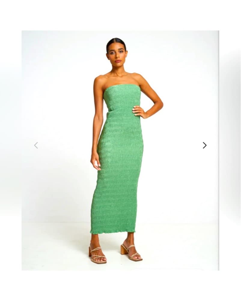 L’idee Aurore Dress In Sea Green - Image 1