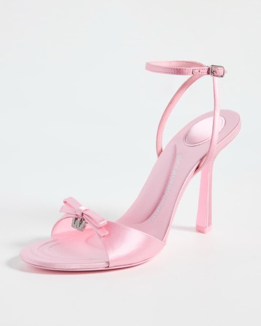 Alexander Wang Pink Bow Heels - Image 4