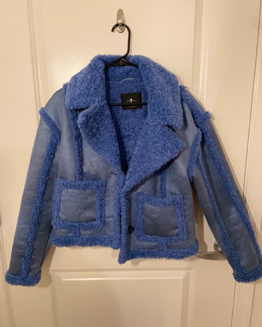 Blue Sherpa Jacket - Image 2