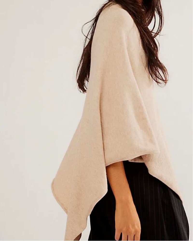 Free People Simply Triangle Poncho - Image 3