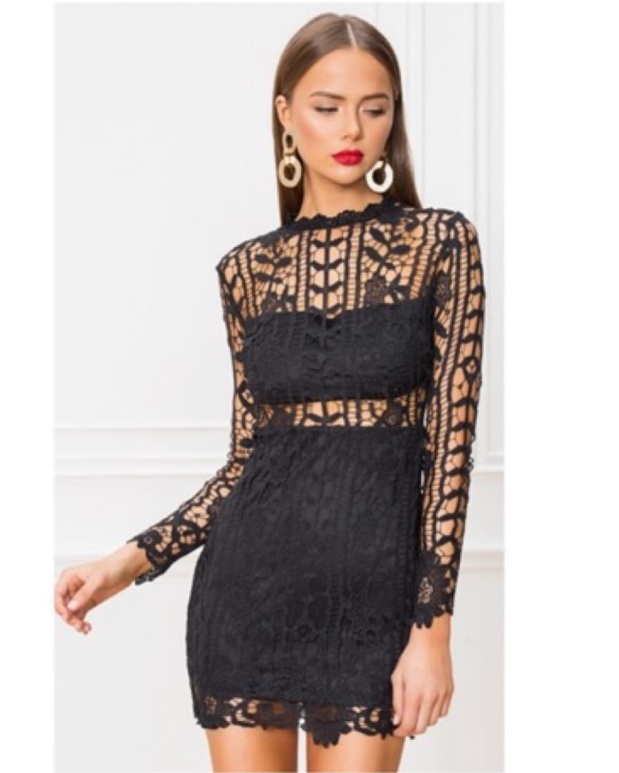 Superdown Destinee Floral Lace Dress - Image 1