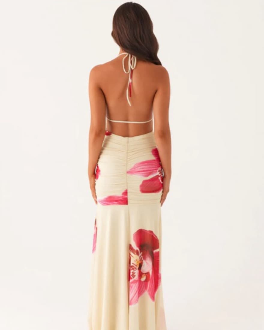 Vibrant Floral Maxi Dress - Image 2