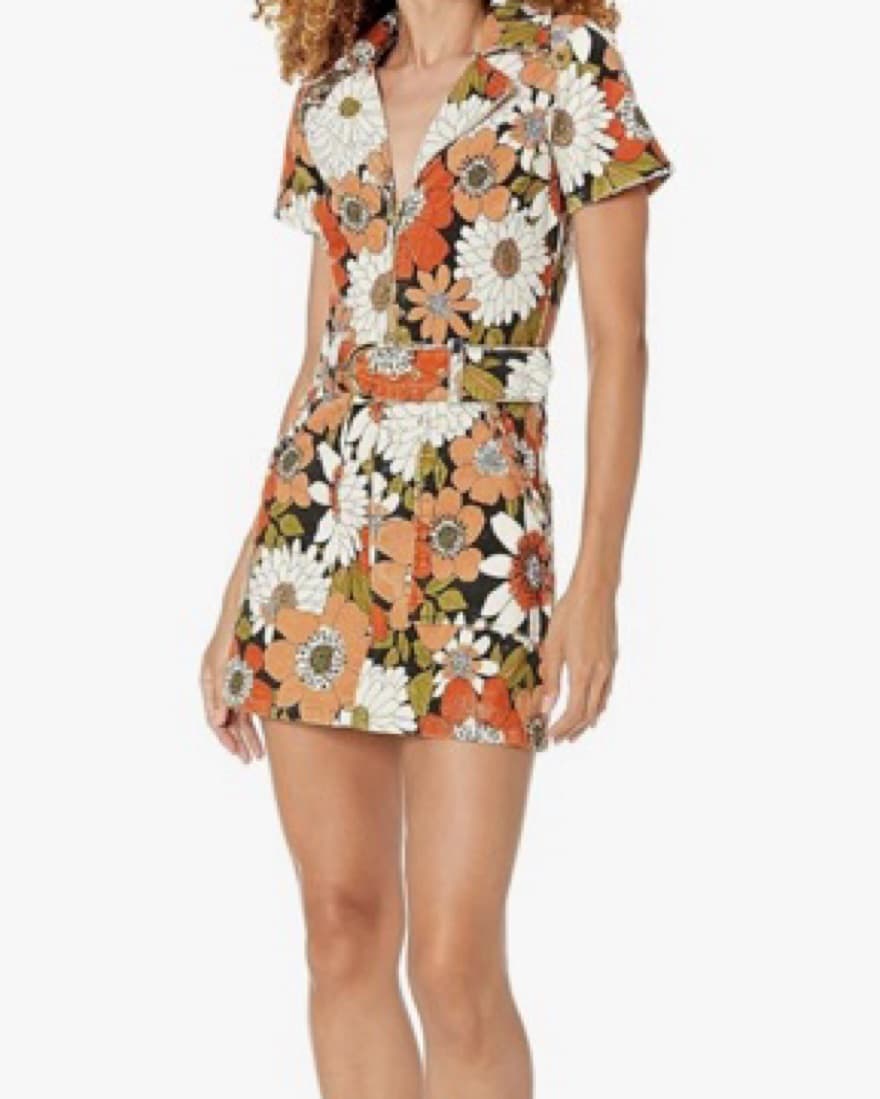 Corduroy Mini Dress  - Image 1