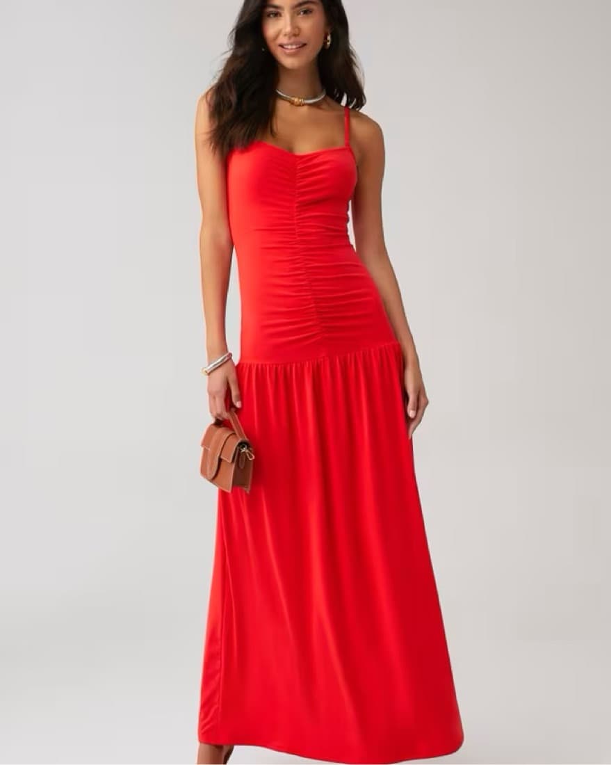 Red WeWoreWhat Dress - Image 1