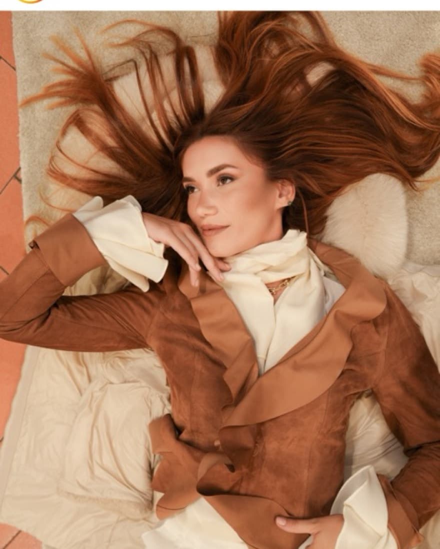 Jennifer Tattanelli Suede Leather Jacket - Image 1