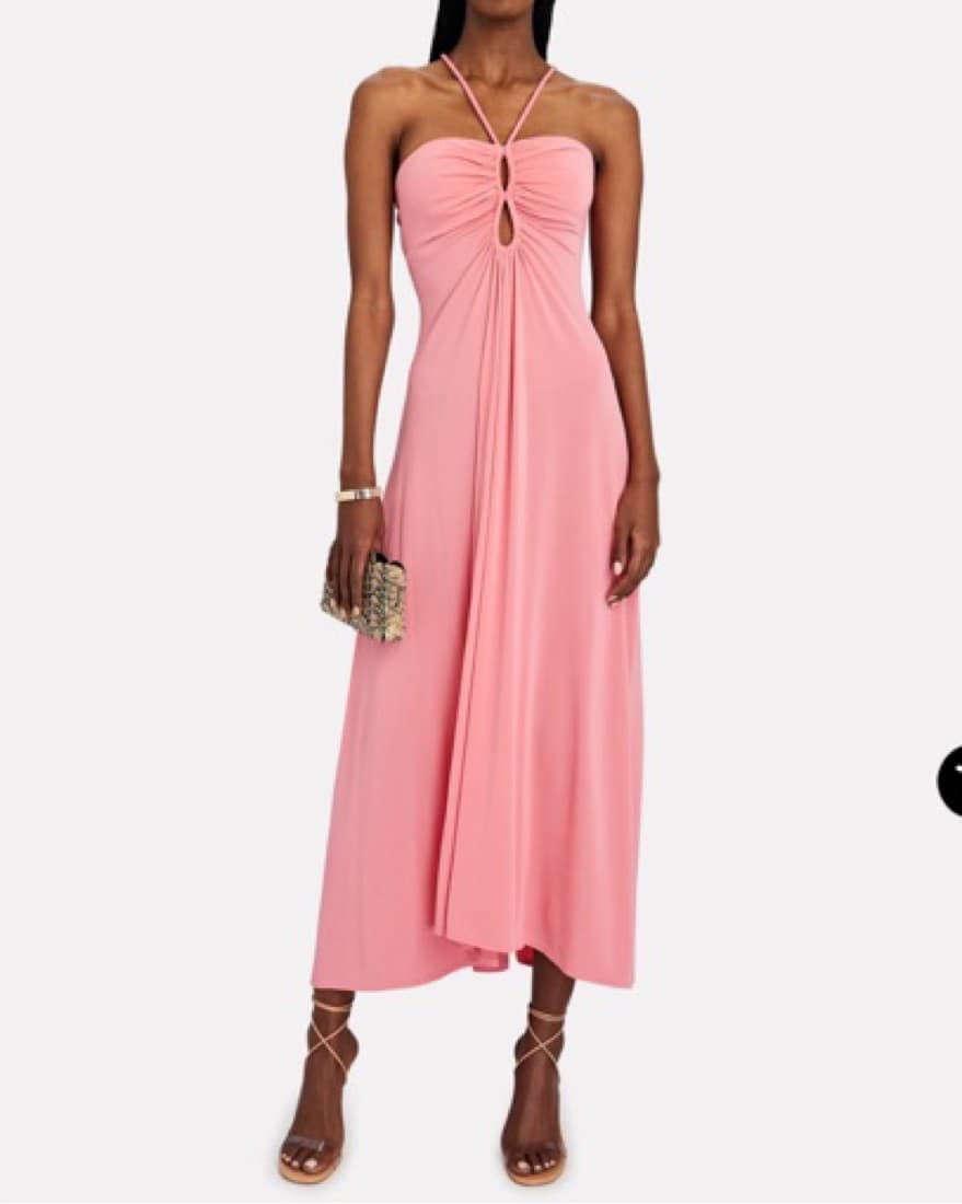 ALC Pink Cutout Maxi Dress - Image 1