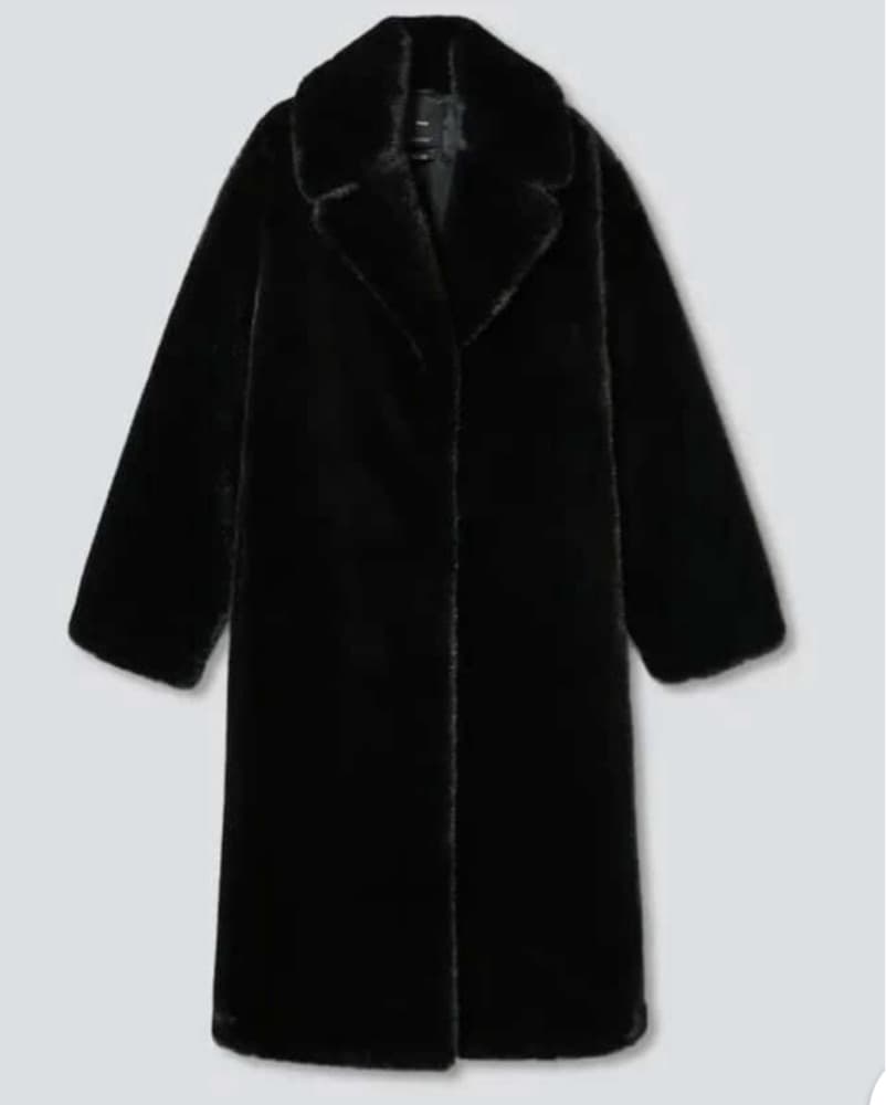 Long Black Fur Coat  - Image 2