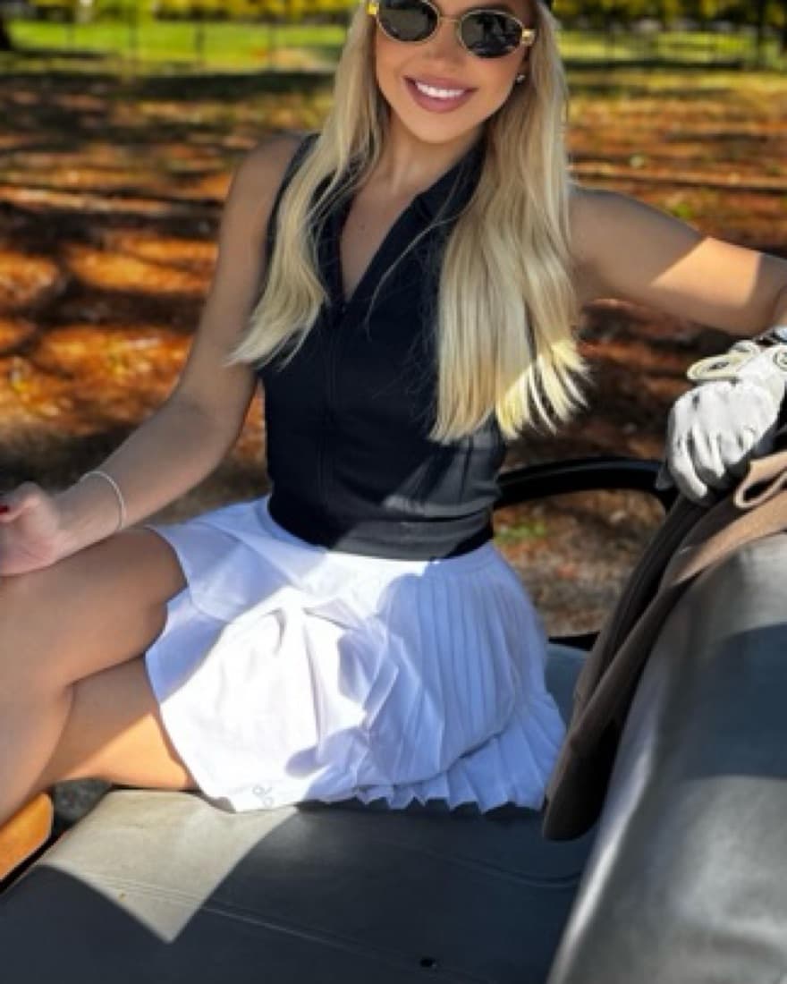 Alo Aces White Tennis Skirt - Image 1