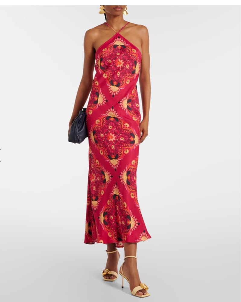 Farm Rio Backless Maxi Dress - Image 3