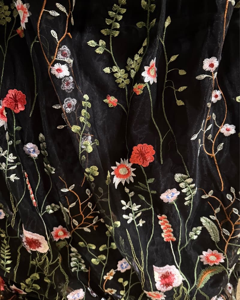 Black-Tie Floral Dress - Image 4