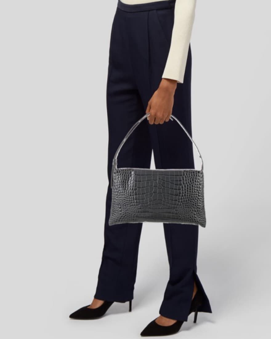 Simon Miller Croc Embossed Bag - Image 3