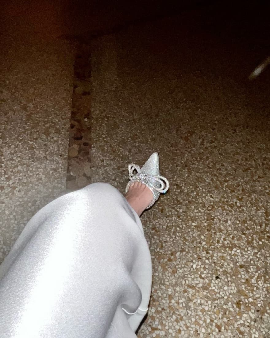 Mach & Mach Sparkly Heels - Image 1