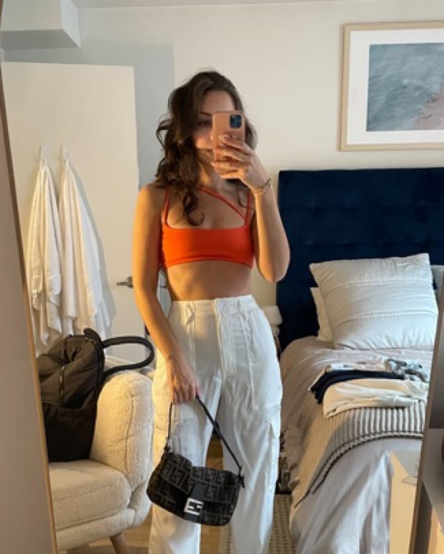 Orange Crop Top  - Image 1