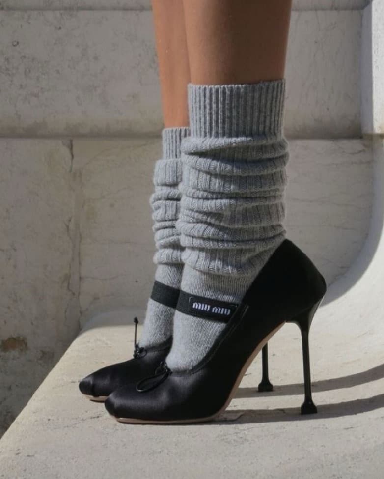 Miu Miu Satin Bow Pumps - Image 1