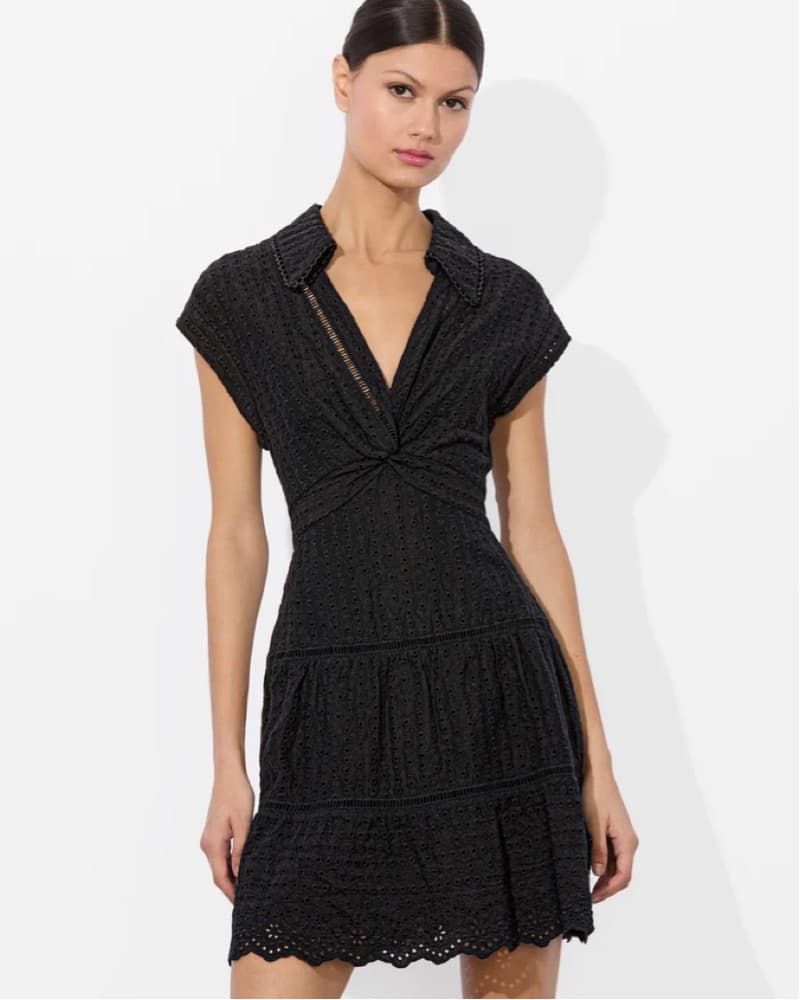 Alice + Olivia Mila Eyelet Dress - Image 1