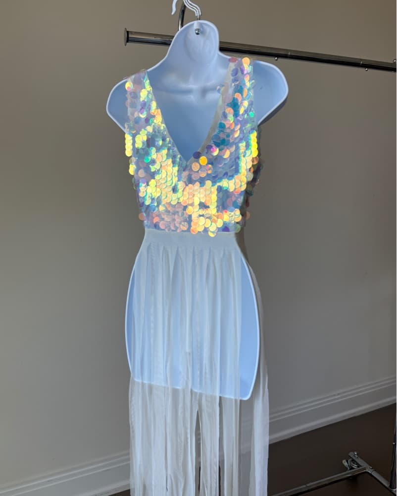 YoshiZen Sparkle Goddess Fringe Top - Image 4
