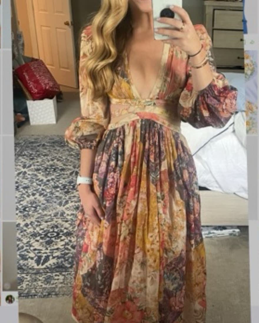 Zimmermann pattie Patchwork Midi - Image 6