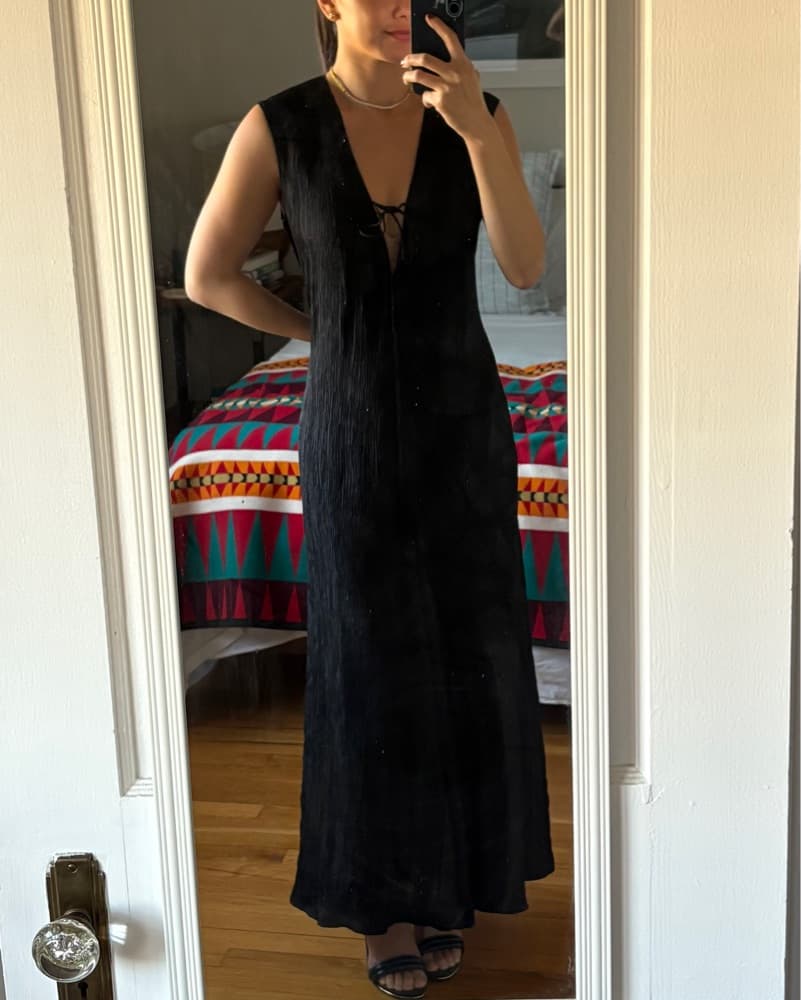 Anine Bing V-Neck Maxi Dress - Image 2