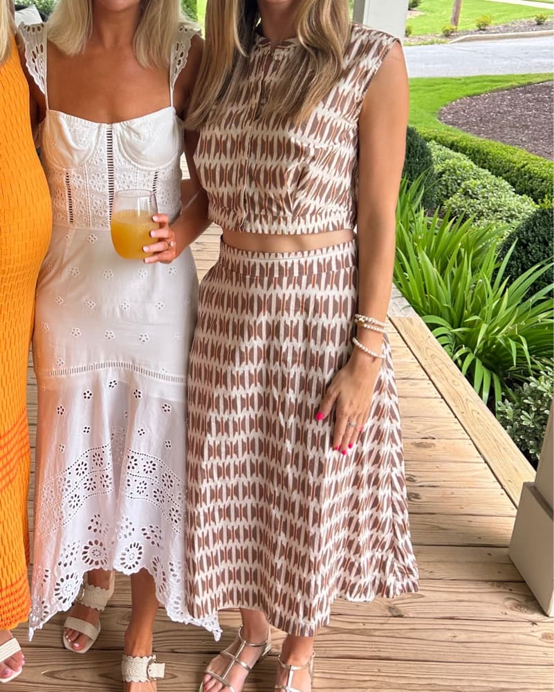 Elegant Printed Two Piece Set - Image 1