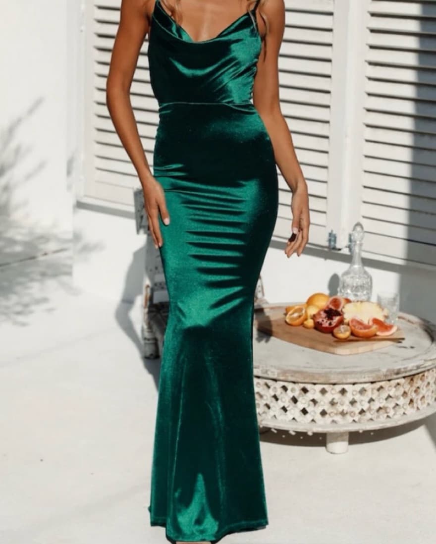 Hello Molly Cowl Neck Maxi Dress - Image 1