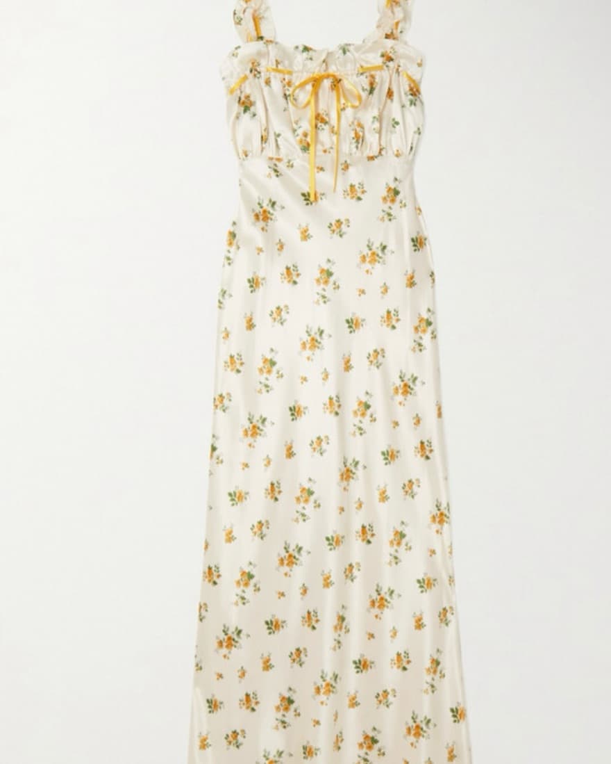 Reformation Erden Silk Midi Dress - Image 3