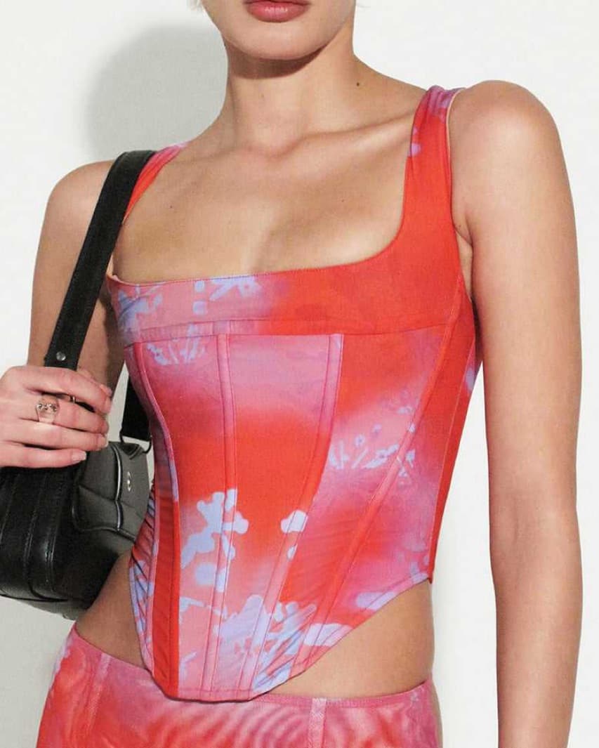 Miaou Cambell Corset Rouge - Image 1