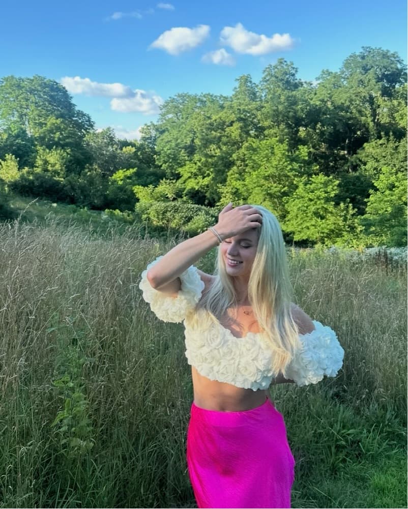 White Floral Top  - Image 4