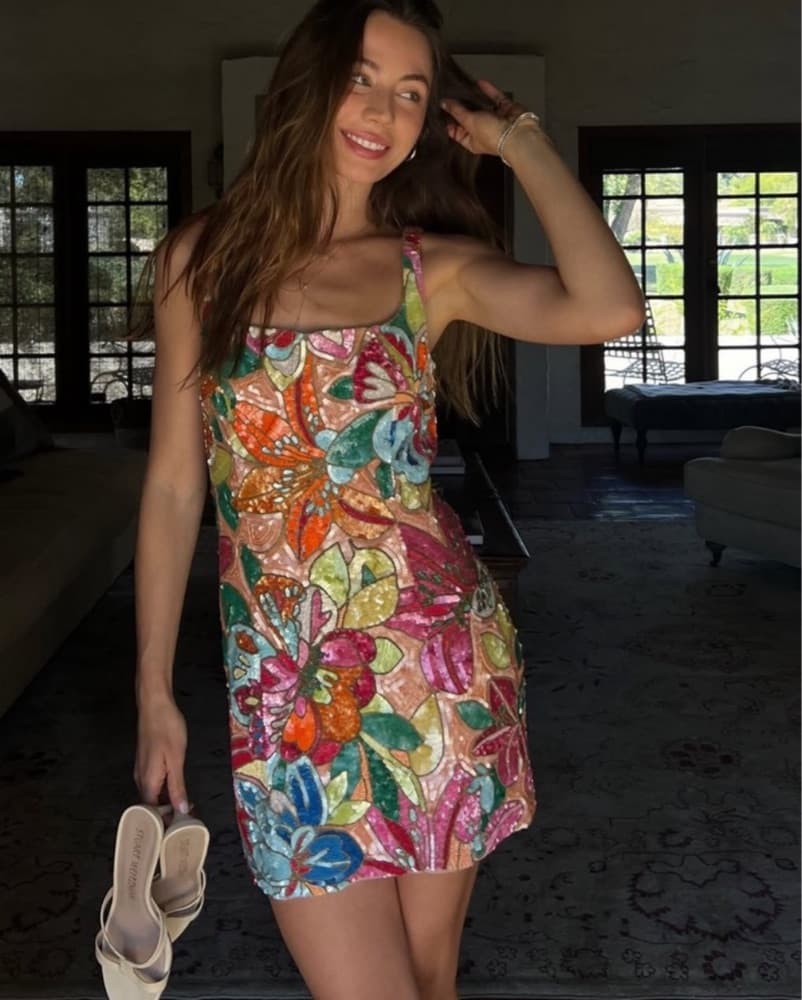 Amanda Uprichards Sequin Mini Dress - Image 1